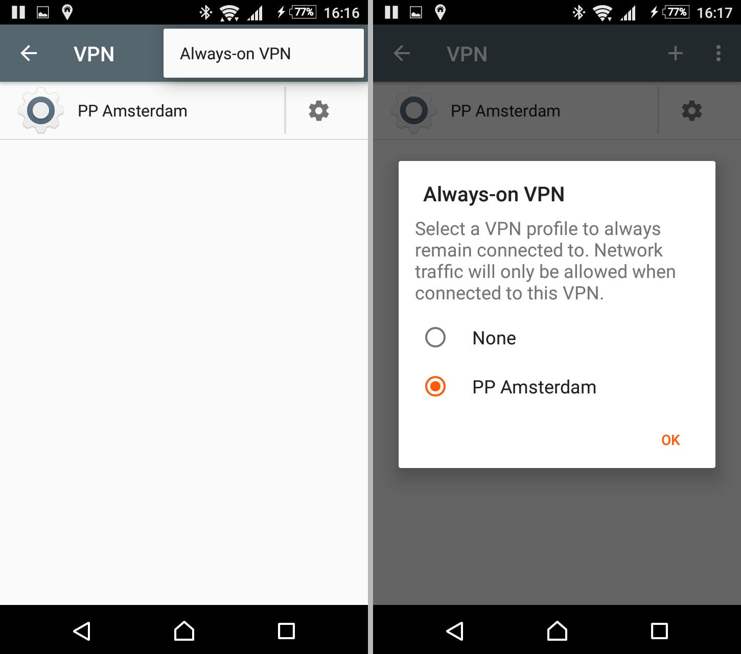 Always-On VPN aktivieren | Always-On VPN unter Android