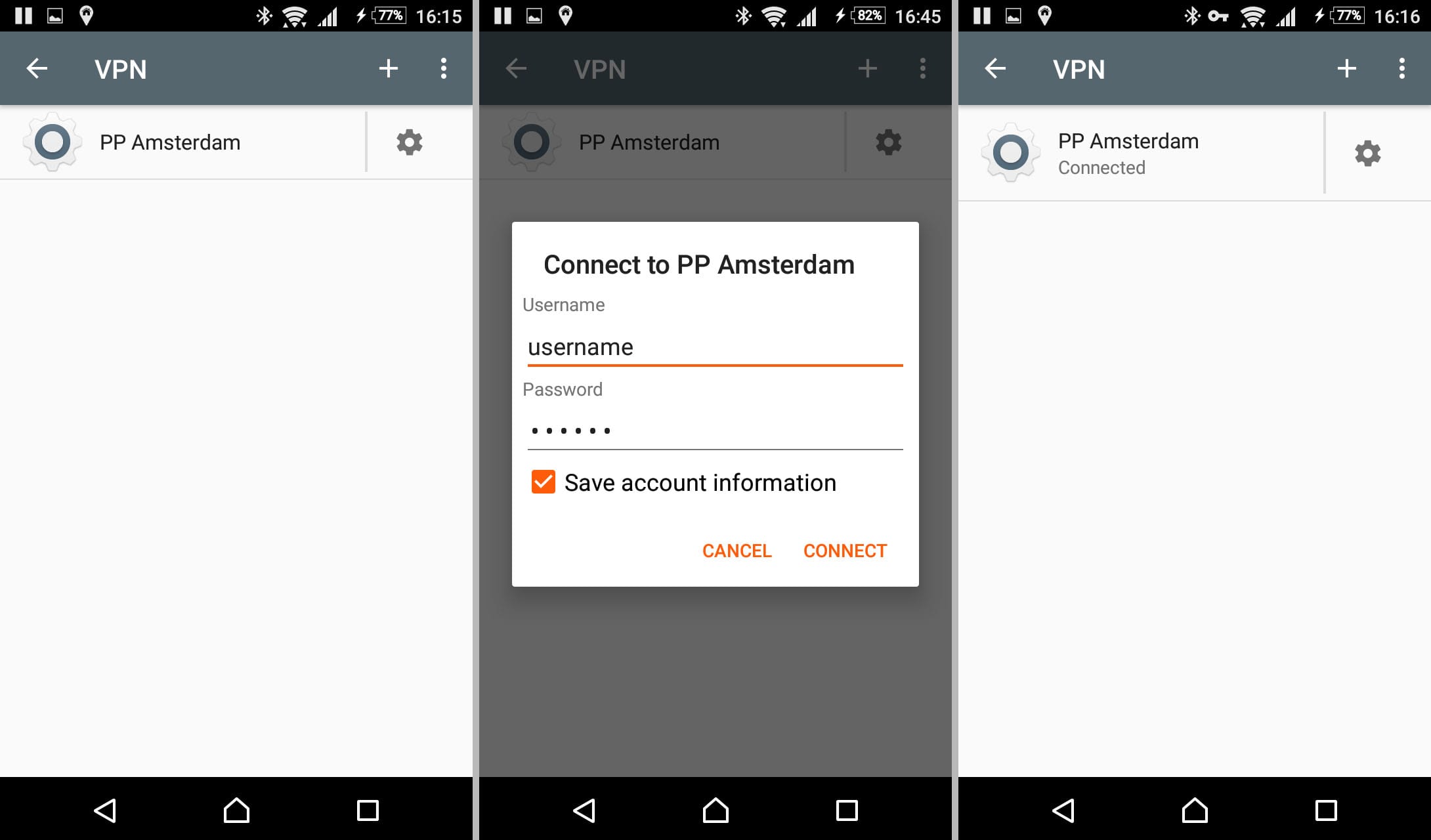 Connect to VPN server | Always-On VPN with Android