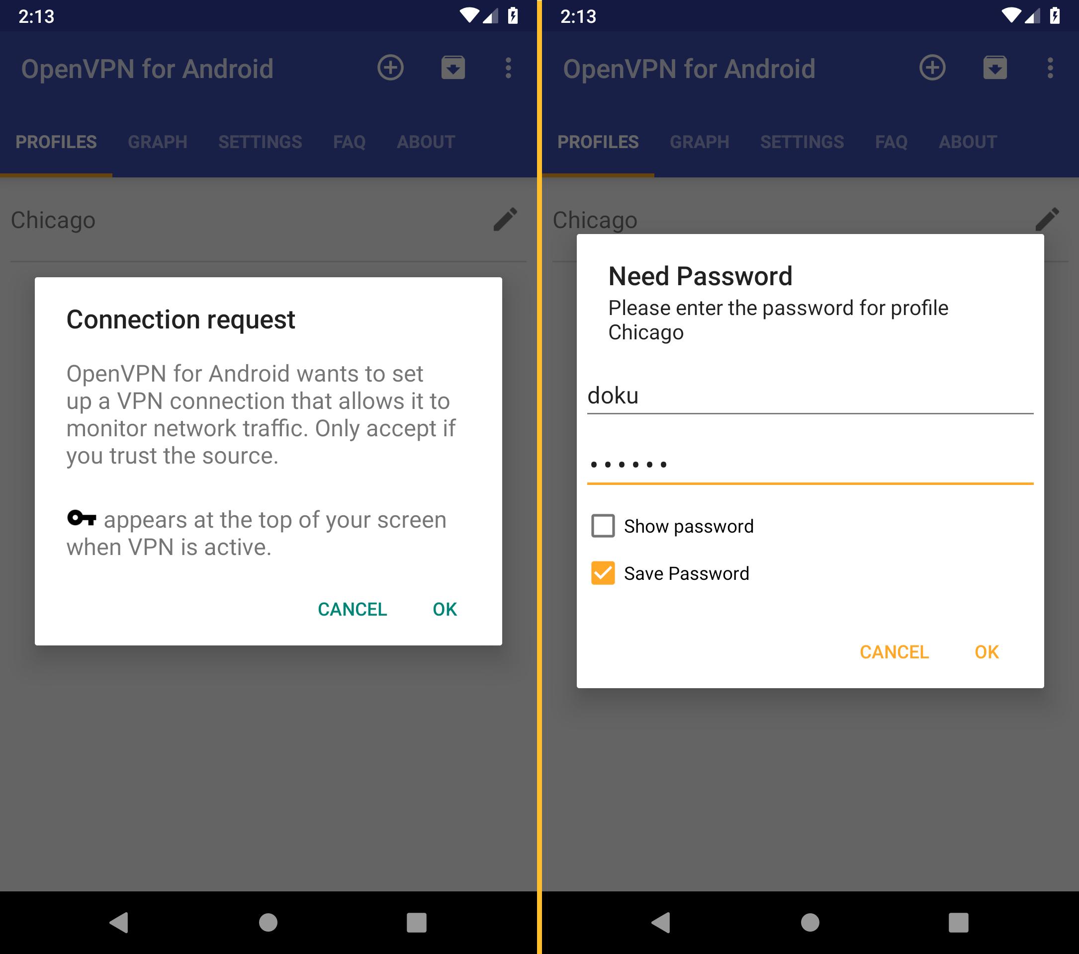 OpenVPN for Android: Establish a VPN connection | OpenVPN for Android