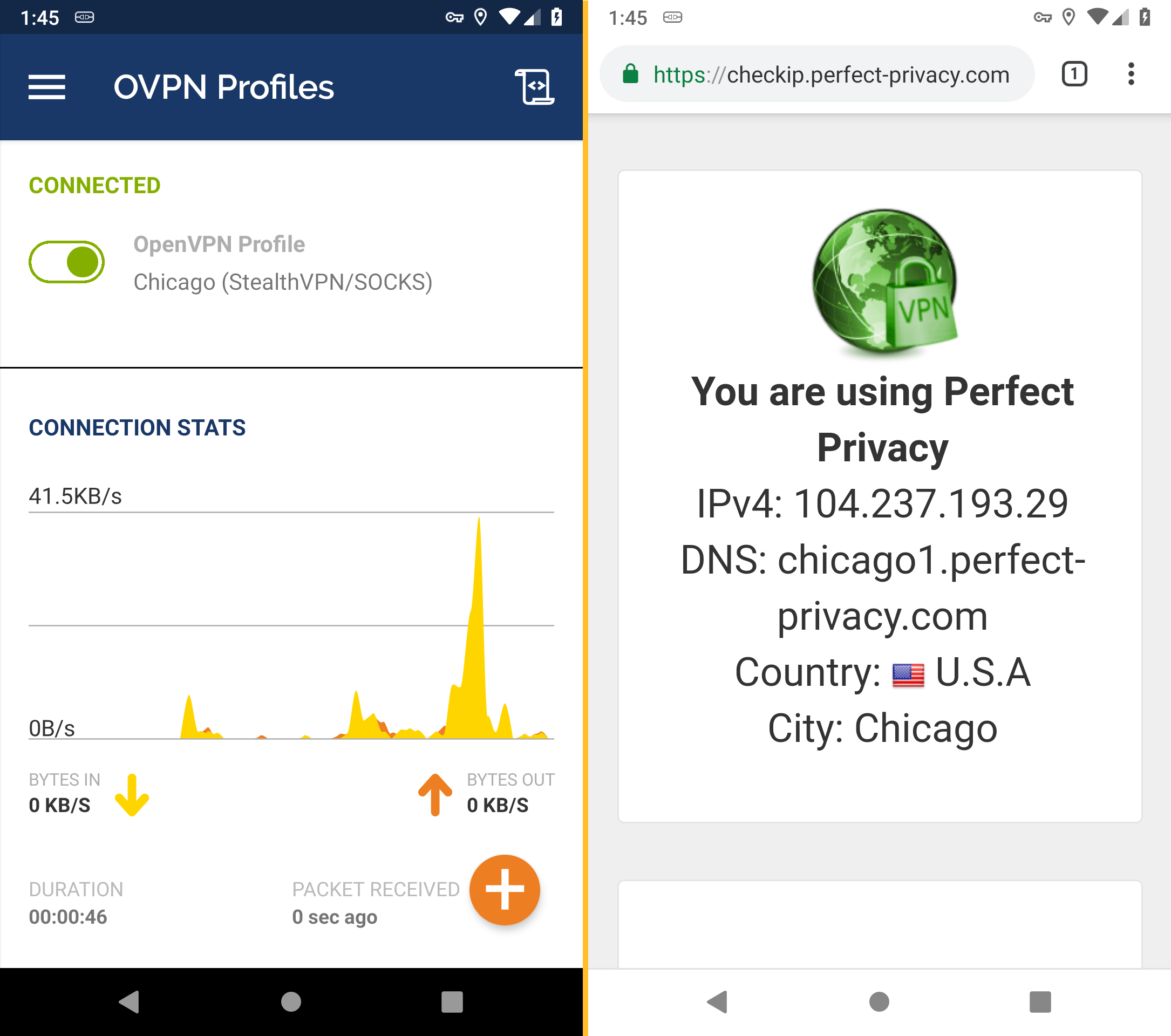 VPN-Verbindung prüfen | Stealth VPN on Android (OpenVPN & SOCKS)