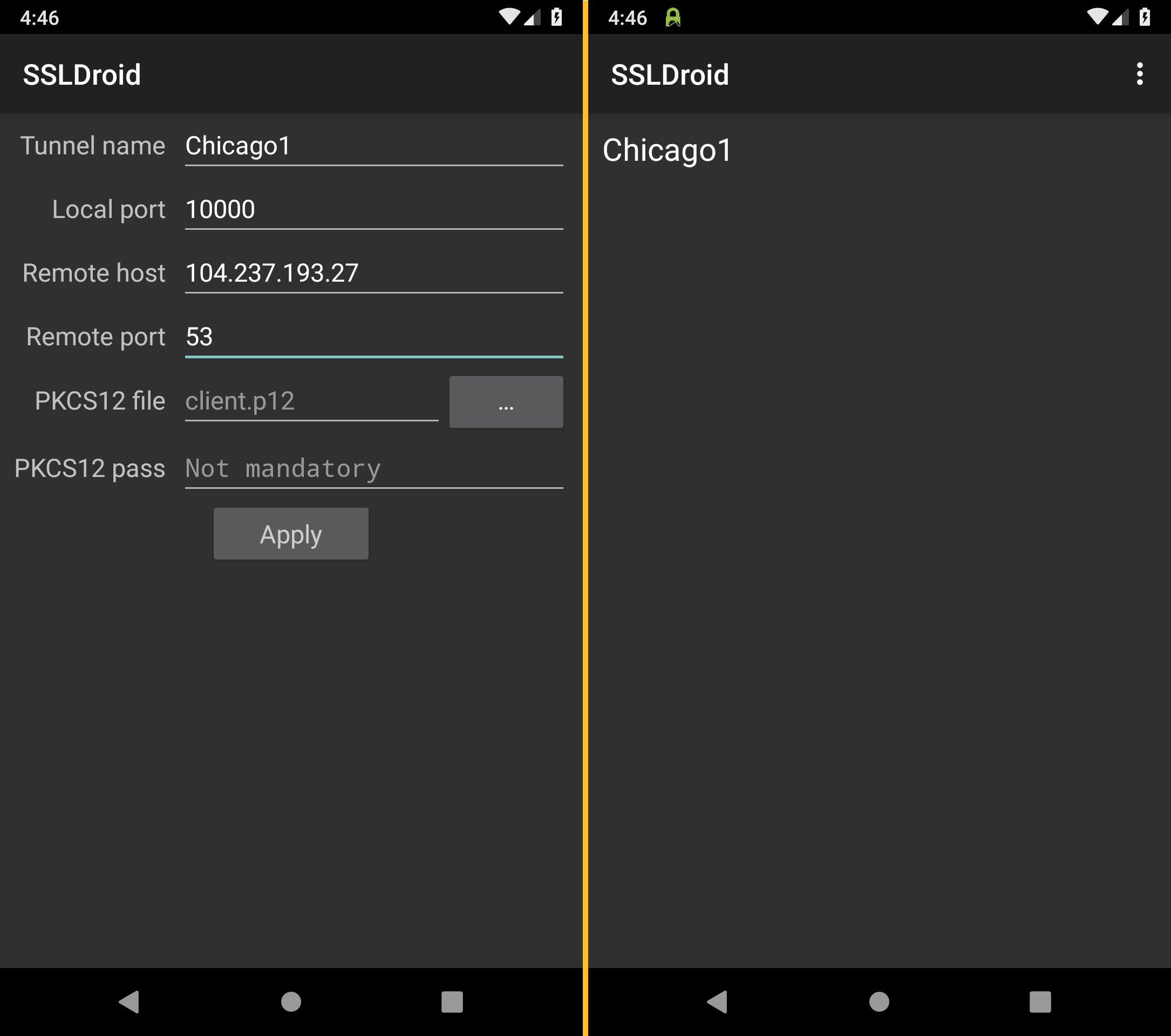 Stealth VPN on Android: Add an SSL connection to SSLDroid | OpenVPN through SSLDroid tunnel (Stealth VPN)