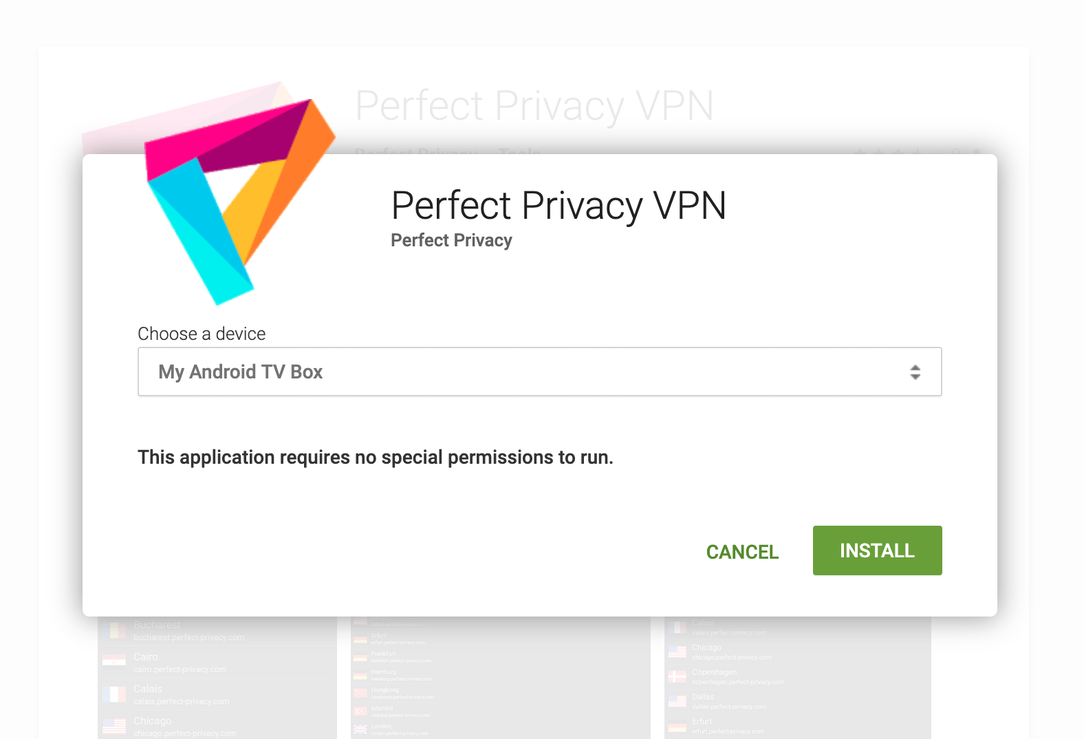 Install the Perfect Privacy VPN App on an Android TV Box | Perfect Privacy VPN on an Android TV Box (IPsec/IKEv2)