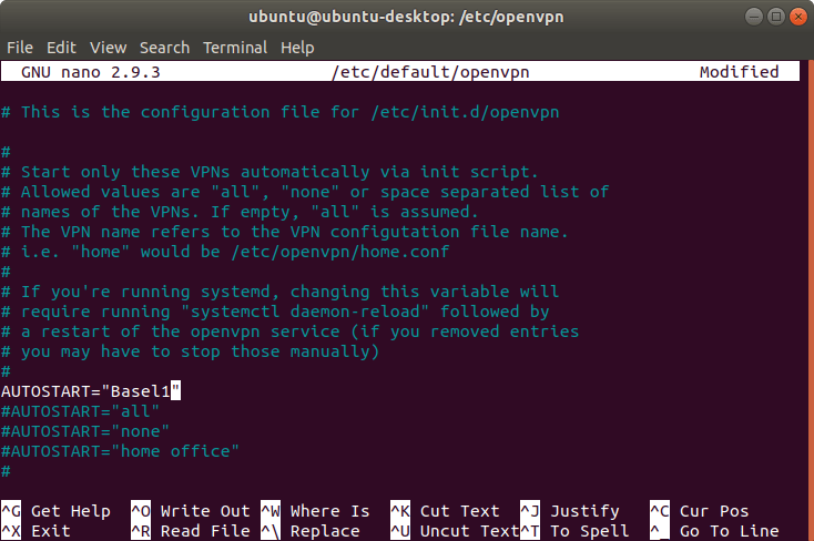 Configure OpenVPN to start on boot | Stealth VPN on Linux (OpenVPN & stunnel)