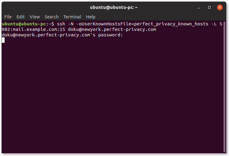 Forward a port with SSH in the terminal | Using SSH in the terminal (Linux)
