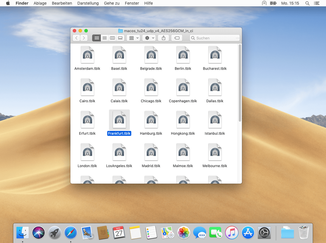 Tunnelblick-Profil importieren | OpenVPN mit Tunnelblick unter macOS