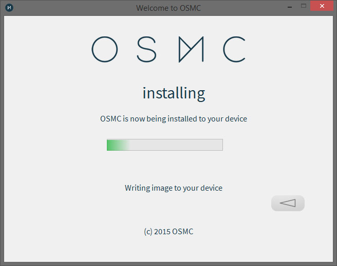 OSMC Installer: Choose SD Card as destination for the install | Open Source Media Center (OSMC) on a Raspberry Pi with VPN