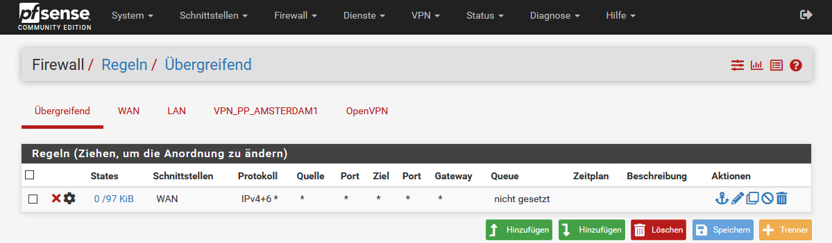 Firewall: Kill-Switch einrichten | OpenVPN auf pfSense