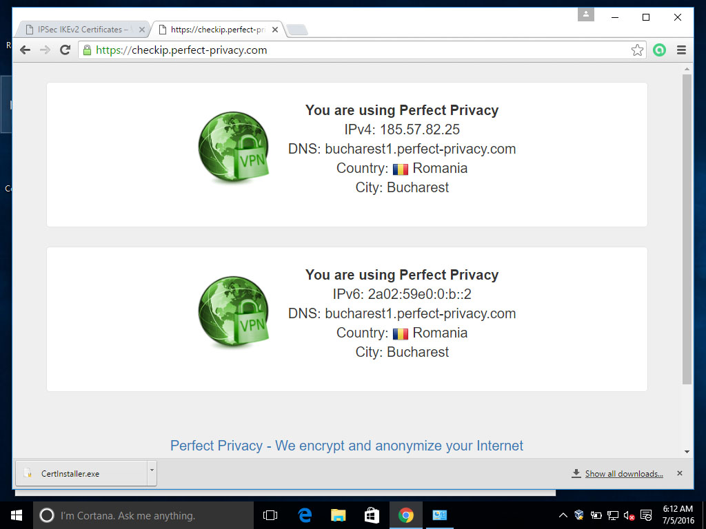 Screenshot 8: Set up http proxy with Windows 10 | HTTP proxy configuration on Windows 10
