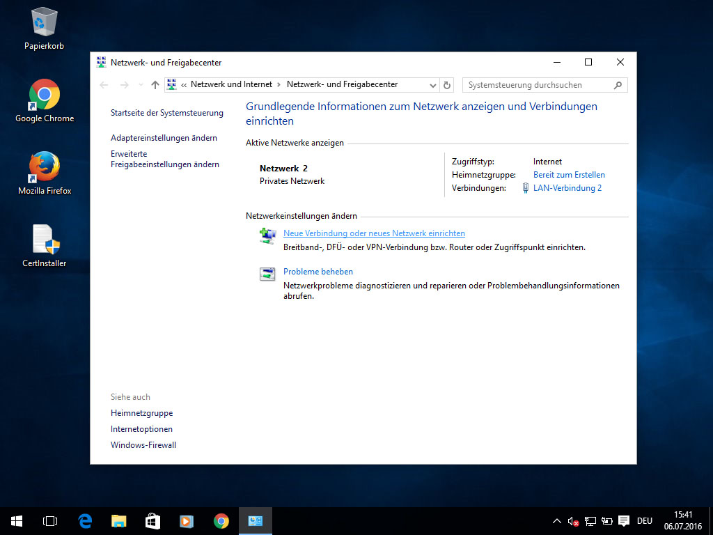 Screenshot 4: IPsec Zertifikate Windows 10 | Windows 10 IPsec/IKEv2 mit Zertifikaten einrichten
