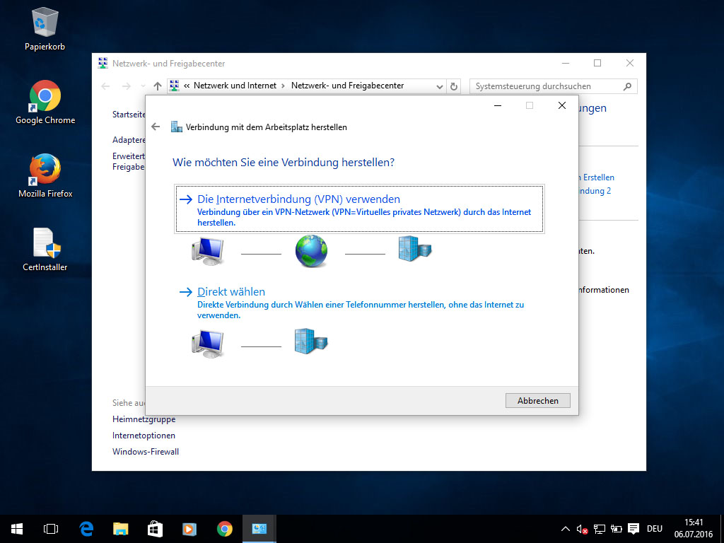 Screenshot 6: IPsec Zertifikate Windows 10 | Windows 10 IPsec/IKEv2 mit Zertifikaten einrichten