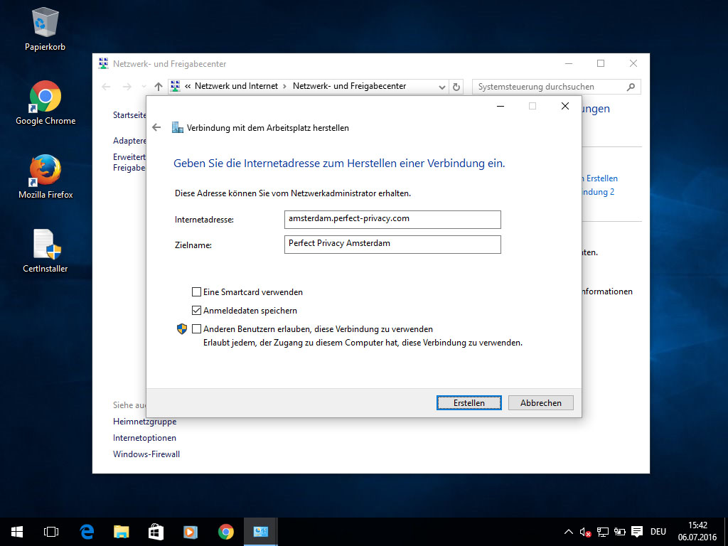 Screenshot 7: IPsec Zertifikate Windows 10 | Windows 10 IPsec/IKEv2 mit Zertifikaten einrichten