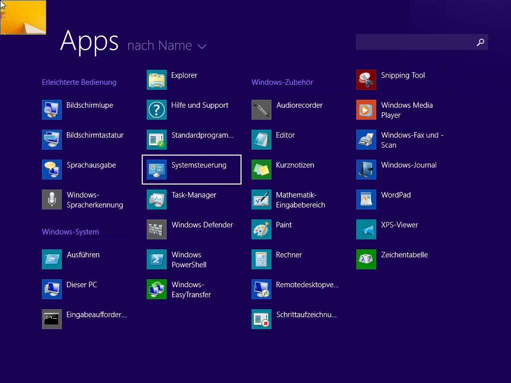 Screenshot Windows 8 | IPsec/IKEv2 unter Windows 8 einrichten